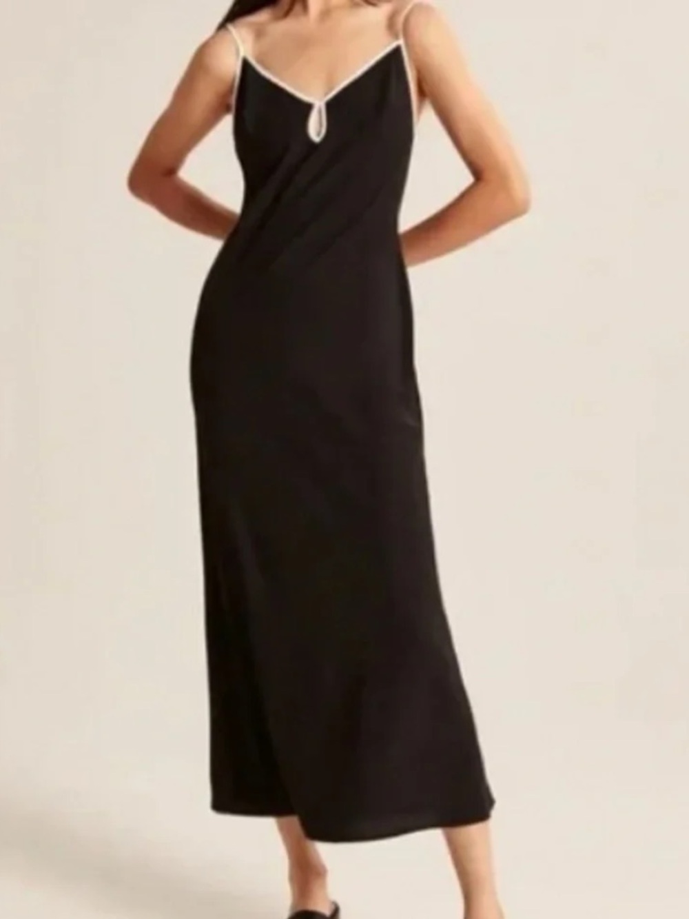 Abercrombie Keyhole Slip Maxi Dress